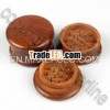 2 inches wooden smoking grinder