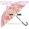 Umbrella sakura pink en-tout-cas UV protection market umbrella