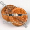 wooden smoking grinder