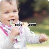 Green Color Ecological Plastic Baby's Fork