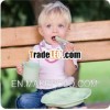 Green Color Ecological Plastic Baby's Dishes