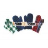 PONMLKJIHGFEDCBA COTTON PRINTED MITTEN GLOVES KITCHEN