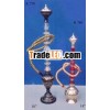 Brass & wooden hookah,  arabic hookah