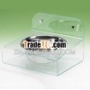 wall-mounted single bowl acrylic pet dining table
