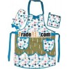 Printed Apron,  Glove & Pot Holder