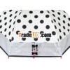 Big polka dots and Cutting and patching transparent umbrellas