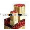 matches boxes