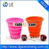 collapsible silicon cup,  silicon rubber collapsing cup