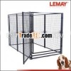 5'x10'x6' Large black modular steel pet kennels
