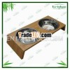 High quality large bamboo pet feeder
