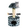 Paw print cat scratching climbing tree furniture
