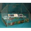 transparent acrylic tabletop square fish tank