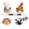 Jittery animal cat toys assort