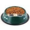 anti-skidding pet bowl with black rubber foundation ring