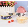 ceramic stoneware dog footprints pet bowls wholesale