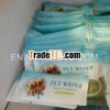 Singled Packed Unscented Pet Wet Wipes