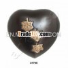 Brass Engraved Leaves Pet Urns