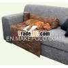 Suede fleece large dog sofa bed