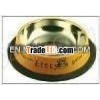 Colored customised cat feeding bowl