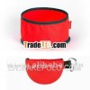Folding bowl for dogs (Red orange) - Dog bowl Pet bowl Pet Clothes Dog Picnic Item