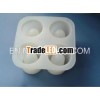 4 round cups silicone ice shot glass mold