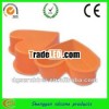 Heart-shaped appetite rubber cake molds