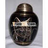BLACK Brass Pet Cremation Urns