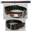 Double Row Raw Hide Briaded Collar