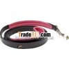 1071 Bridle leather dog lead with soft padded
