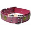 1024 Dog Collar with metal ornaments and padded