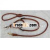 Choke Leather Dog Collar & Lead Set
