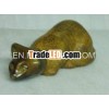 Brass Cat Urn