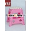 Pink folding stool