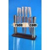 Wood metal acrylic knife stand holder
