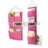 Ployester Wall hanging bags with rope