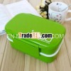 Two layers Plastic bento lunch boxes,  big capacity, suitable for men