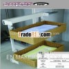 Luxury sofe-close rattan storage basket for wardrobe