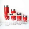 4 pcs glass jars in storage bottle