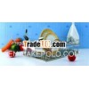 Dish rack with stainless steel tray