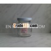 Round flint glass jar