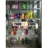 Painted glass jar