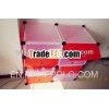 assembled plastic storage compartment
