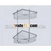 wall double brass conner Basket of shower room or kitchen room