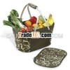 High quality foldable shopper basket bag