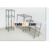 3-tier chrome wire shelf