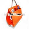 Orange Simple and Practical Gadget Tidy Felt Storage Hanging Bag
