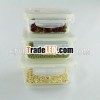 Food Airtight Container With Strainer Lid Microwave Oven Keep Fresh Box Hot Sale