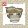 Natural Maize Decorative Laundry Basket with storage inside