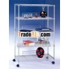 4 tiers Mobile Household Wire Rack