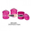 Colorful Design Metal Silicone Seal Pot